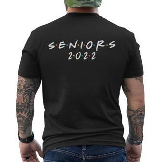 Class Of 2022 Senior 90S Tv Style Dark Retro For Graduates Gift Men's Crewneck Short Sleeve Back Print T-shirt - Monsterry