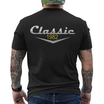 Classic 1982 Vintage 40Th Birthday Tshirt Men's Crewneck Short Sleeve Back Print T-shirt - Monsterry CA