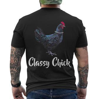 Classy Chick - Funny Cute Men's Crewneck Short Sleeve Back Print T-shirt - Monsterry CA