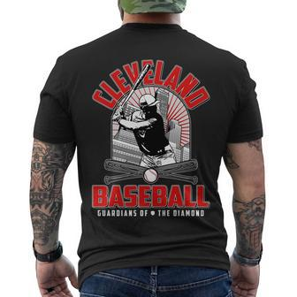 Cleveland Baseball Guardians Of The Diamond Tshirt Men's Crewneck Short Sleeve Back Print T-shirt - Monsterry AU