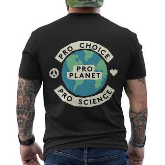 Climate Change Environmentalist Earth Advocate Pro Planet Men's Crewneck Short Sleeve Back Print T-shirt - Monsterry AU