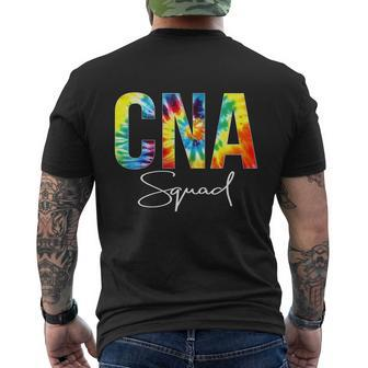 Cna Squad Appreciation Day Tie Dye Funny Teacher Men's Crewneck Short Sleeve Back Print T-shirt - Monsterry AU