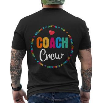 Coach Crew Instructional Coach Reading Career Literacy Pe Gift V2 Men's Crewneck Short Sleeve Back Print T-shirt - Monsterry