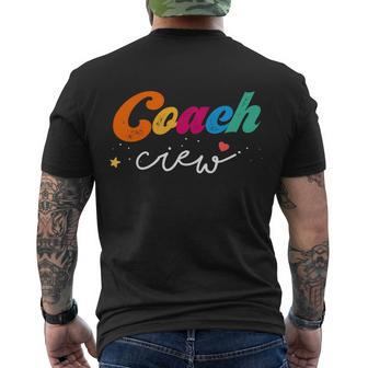 Coach Crew Instructional Coach Reading Career Literacy Pe Gift V3 Men's Crewneck Short Sleeve Back Print T-shirt - Monsterry DE
