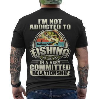 Committed Relationship V2 Men's Crewneck Short Sleeve Back Print T-shirt - Seseable