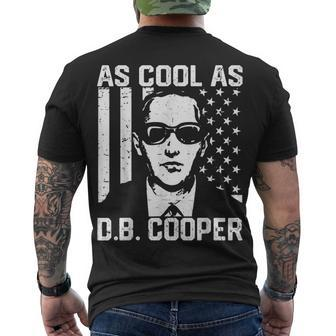 As Cool As D B Cooper Skyjacker Hijack Skydiving Men's T-shirt Back Print - Seseable