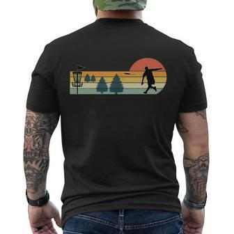 Cool Retro Disc Golf Sport Tshirt Men's Crewneck Short Sleeve Back Print T-shirt - Monsterry