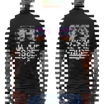 Cool Retro Talk To Me Goose Sunglasses Tshirt Men's Crewneck Short Sleeve Back Print T-shirt - Monsterry