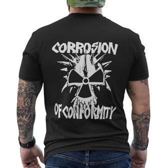 Corrosion Of Conformity Old School Logo Men's Crewneck Short Sleeve Back Print T-shirt - Monsterry