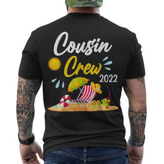 Cousin Crew 2022 Summer Vacation Beach Matching Family V3 Men's T-shirt Back Print - Seseable