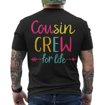 Cousin Crew For Life Family Matching Adult N Kids Men's T-shirt Back Print - Seseable