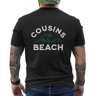 Cousins Beach North Carolina Cousin Beach V5 Men's Crewneck Short Sleeve Back Print T-shirt - Monsterry