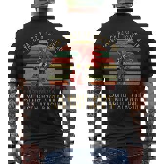 Your Crazy Is Showing You Might Wanna Tuck That Back In Chicken Men's T-shirt Back Print - Thegiftio