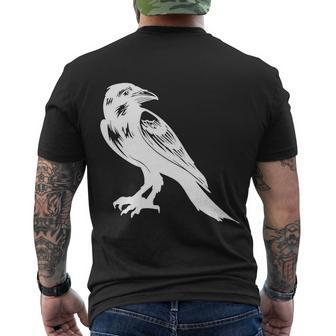 Crow Funny Halloween Quote Men's Crewneck Short Sleeve Back Print T-shirt - Monsterry AU
