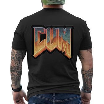 Cum Doom Tshirt Men's Crewneck Short Sleeve Back Print T-shirt - Monsterry AU