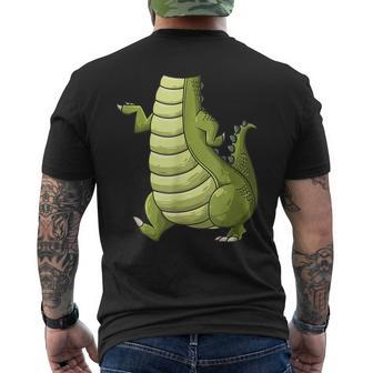 Cute Halloween Costume Crocodile Body Halloween Spooky Men's T-shirt Back Print - Thegiftio UK