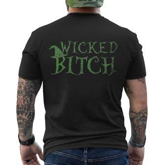 Cute Halloween Halloween Day Wicked Bitch Men's T-shirt Back Print - Thegiftio UK