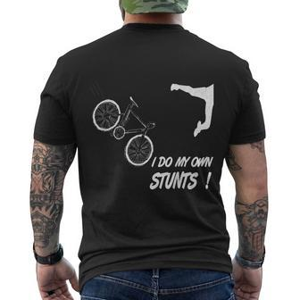 Cyclist Bike Bicycle Crash Accident Humor Funny Bikes Men's Crewneck Short Sleeve Back Print T-shirt - Monsterry UK