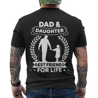 Dad And Daughter Matching Outfits Fathers Day Daddy And Girl Men's Crewneck Short Sleeve Back Print T-shirt - Monsterry DE