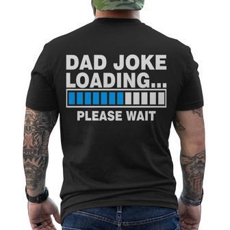 Dad Joke Loading Please Wait V2 Men's Crewneck Short Sleeve Back Print T-shirt - Monsterry