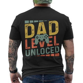 Dad Level Unlocked V2 Men's Crewneck Short Sleeve Back Print T-shirt - Monsterry DE
