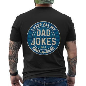 Dad Shirts For Fathers Day Shirts For Dad Jokes V2 Men's T-shirt Back Print - Thegiftio UK