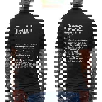 Daniel Definition Personalized Name Birthday Men's T-shirt Back Print - Thegiftio UK