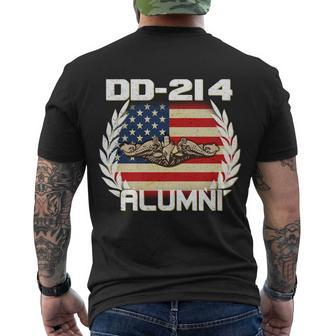 Dd-214 Alumni Us Submarine Service Tshirt Men's Crewneck Short Sleeve Back Print T-shirt - Monsterry DE