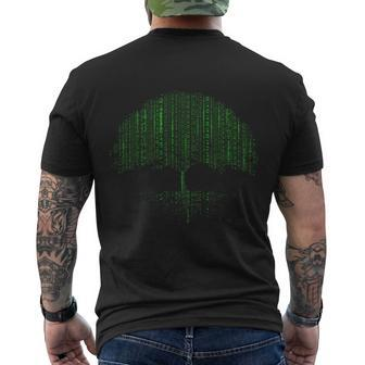 Debug Algorithm Debugger Matrix Tree Programmer Men's Crewneck Short Sleeve Back Print T-shirt - Monsterry CA