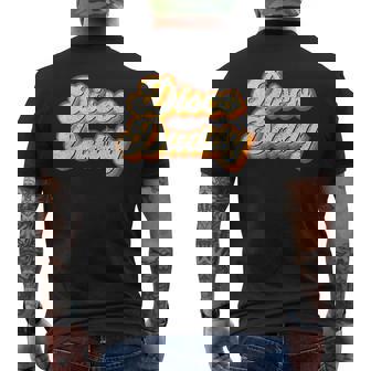 Disco Daddy Retro Matching 60S 70S Party Costume Dad Men's T-shirt Back Print - Thegiftio UK