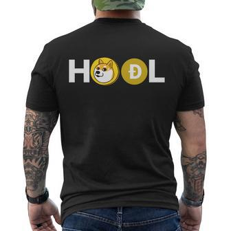 Dogecoin Hoodl V2 Men's Crewneck Short Sleeve Back Print T-shirt - Monsterry CA