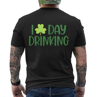 Drinking St Patricks Day Funny St Patricks Day St Patricks Day Men's Crewneck Short Sleeve Back Print T-shirt - Monsterry UK