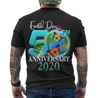 Earth Day 50Th Anniversary 2020 Tshirt Men's Crewneck Short Sleeve Back Print T-shirt - Monsterry UK