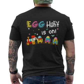 Egg Hunt Is On Tractor Easter Bunny Eggs Boys Toddler Men's T-shirt Back Print - Thegiftio UK