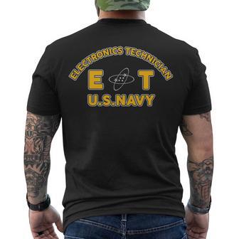 Electronics Technician Et Men's Crewneck Short Sleeve Back Print T-shirt - Monsterry DE