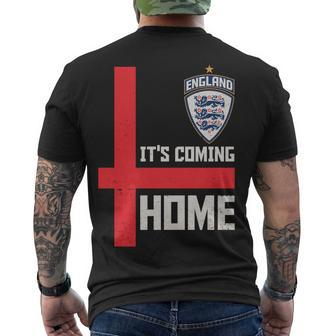 England Its Coming Home Soccer Jersey Futbol Men's Crewneck Short Sleeve Back Print T-shirt - Monsterry AU