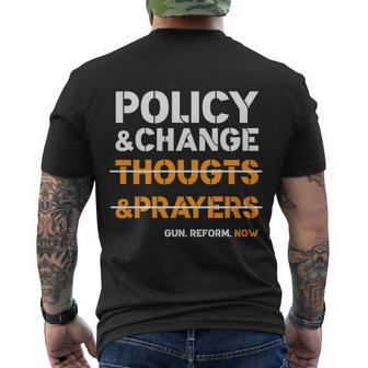 Enough End Gun Violence V4 Men's Crewneck Short Sleeve Back Print T-shirt - Monsterry UK