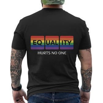 Equality Hurts No One Lgbt Pride Month V2 Men's Crewneck Short Sleeve Back Print T-shirt - Monsterry DE