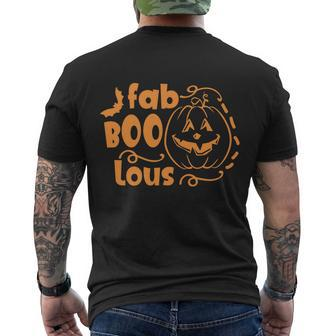 Fab Boo Lous Funny Halloween Quote V2 Men's Crewneck Short Sleeve Back Print T-shirt - Monsterry UK