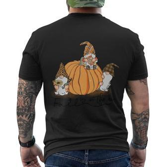Fall Is In The Air Thanksgiving Quote Men's Crewneck Short Sleeve Back Print T-shirt - Monsterry DE
