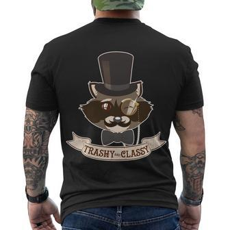 Fancy Trashy Classy Raccoon Men's T-shirt Back Print - Thegiftio UK