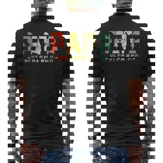 Fathers Day Best Papa By Par Golf Papa Golf Men's T-shirt Back Print - Thegiftio UK