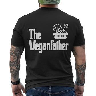 Fathers Day The Veganfather Vegan Raw Food Dad Men's T-shirt Back Print - Thegiftio UK