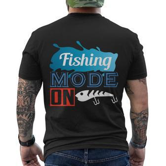 Fishing Mode On Men's T-shirt Back Print - Thegiftio UK