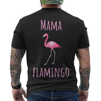 Flamingo Mama Mom Animal Lover Men's T-shirt Back Print - Thegiftio UK