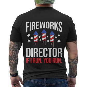 Fourth Of July 4Th July Fireworks Boom Fireworks Director Men's T-shirt Back Print - Thegiftio UK