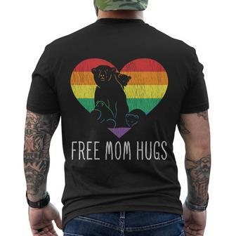 Free Mom Hugs Mama Bear Proud Mother Parent Pride Lgbt Mom Men's T-shirt Back Print - Thegiftio UK