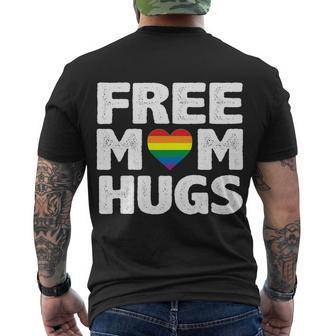 Free Mom Hugs Pride Tshirt Men's Crewneck Short Sleeve Back Print T-shirt - Monsterry DE