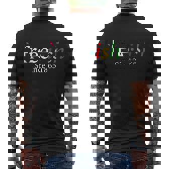 Freeish Black Black Pride Juneteenth 1865 Men's T-shirt Back Print - Thegiftio UK