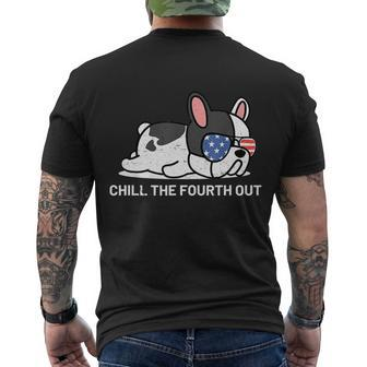 French Bulldog Funny 4Th Of July Gift For Frenchie Lover Men's Crewneck Short Sleeve Back Print T-shirt - Monsterry UK